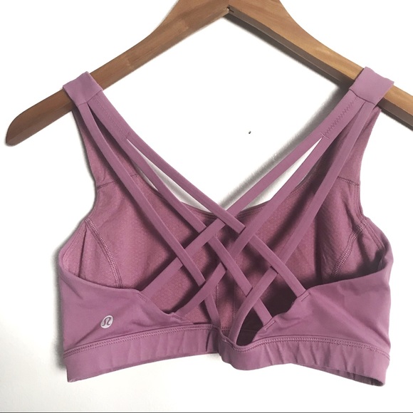 lululemon athletica Tops - Lululemon Mauve Sports Bra. SZ 6